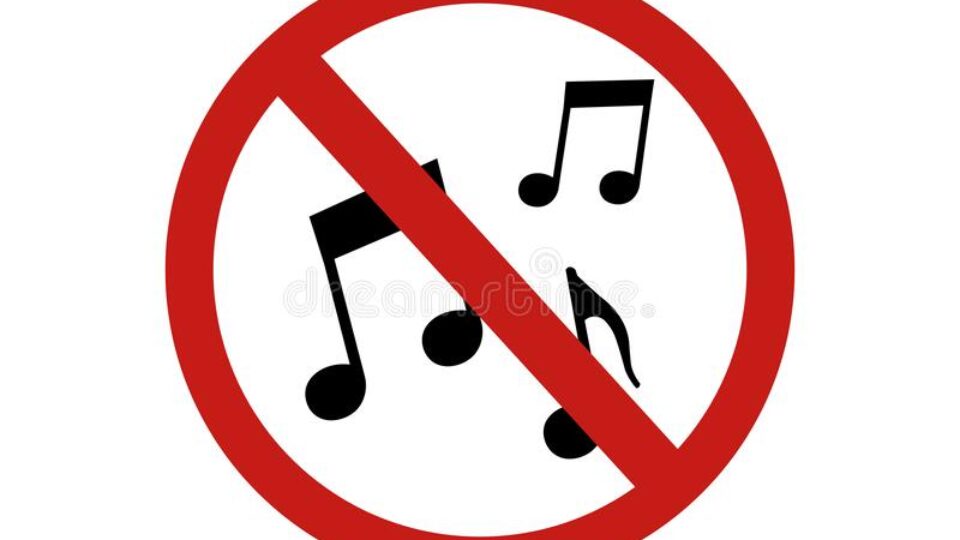 знак-запрещенной-музыки-значка-рисунок-вектора-значок-179891038