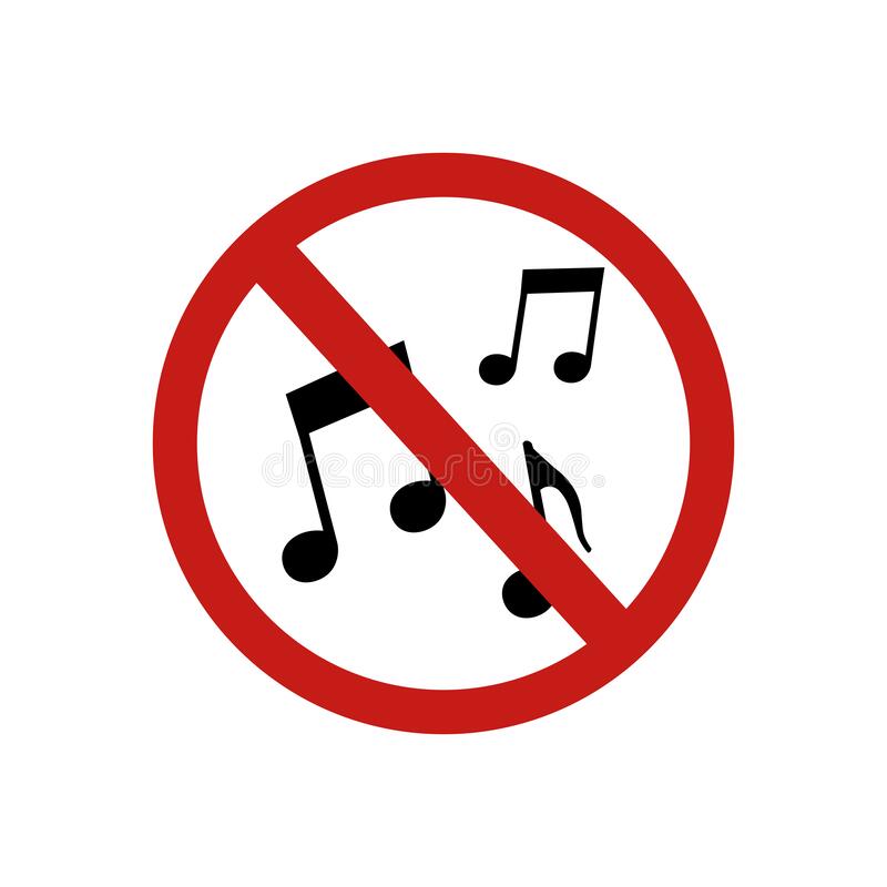 знак-запрещенной-музыки-значка-рисунок-вектора-значок-179891038